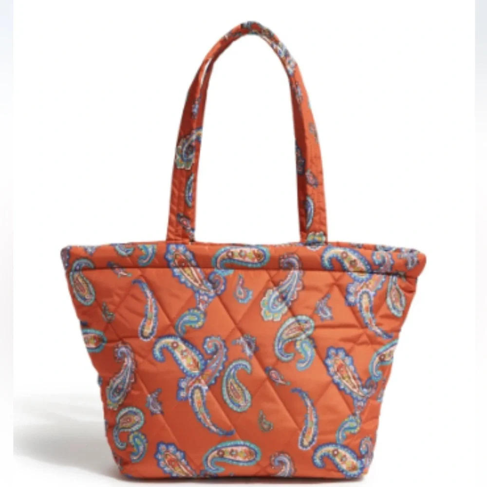 NWT Vera Bradley Manor Paisley Small East West Tote.